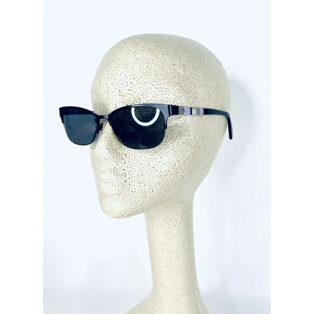 Kate Spade NY Black Metal Half Rim Club Master Glasses Valary 0W93 51 16 135